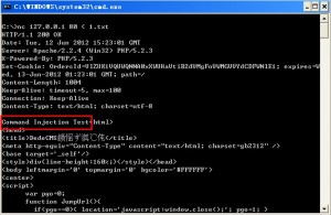 浅析PHP命令注入攻击